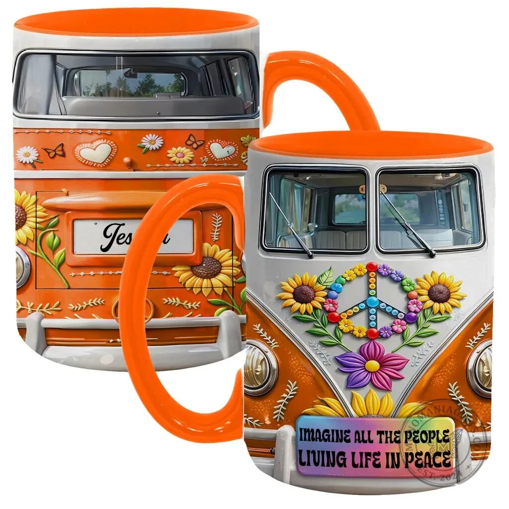 Imagine All The People Living Life In Peace Volkswagen Bus Coffee Mug 29 Imagine All The People Living Life In Peace Volkswagen Bus Coffee Mug