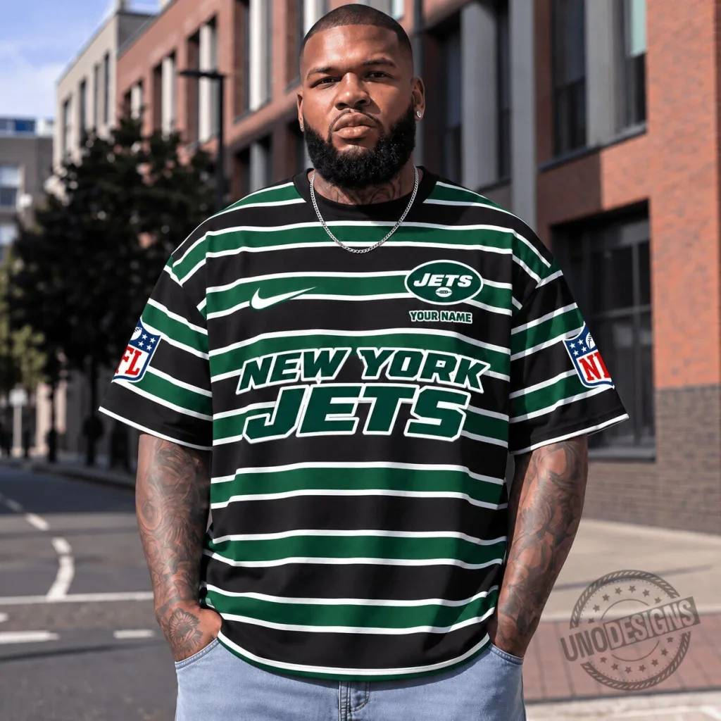 New York Jets Fan Shirt Custom Name Football Team Apparel New York Jets Fan Shirt Custom Name Football Team Apparel
