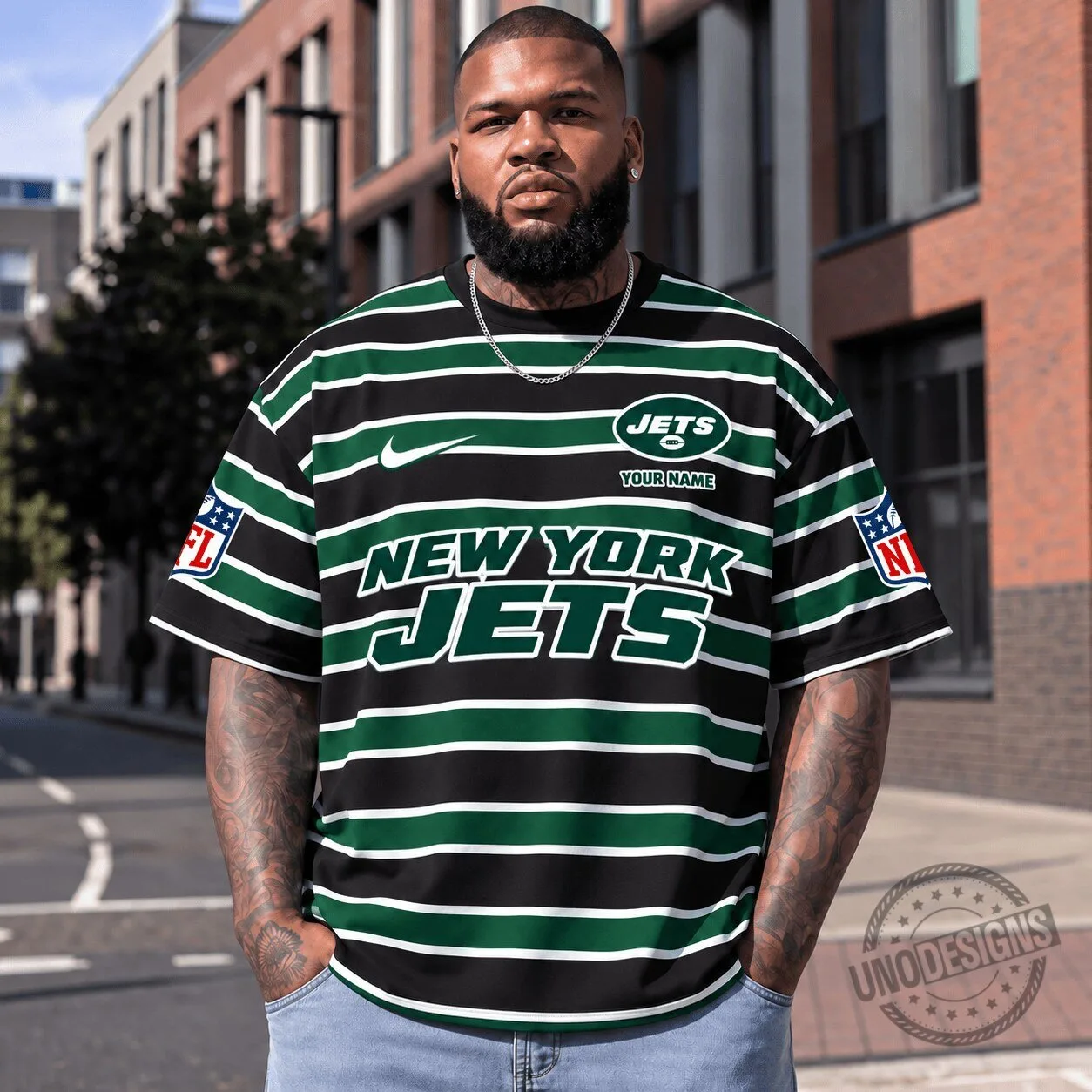 New York Jets Fan Shirt Custom Name Football Team Apparel