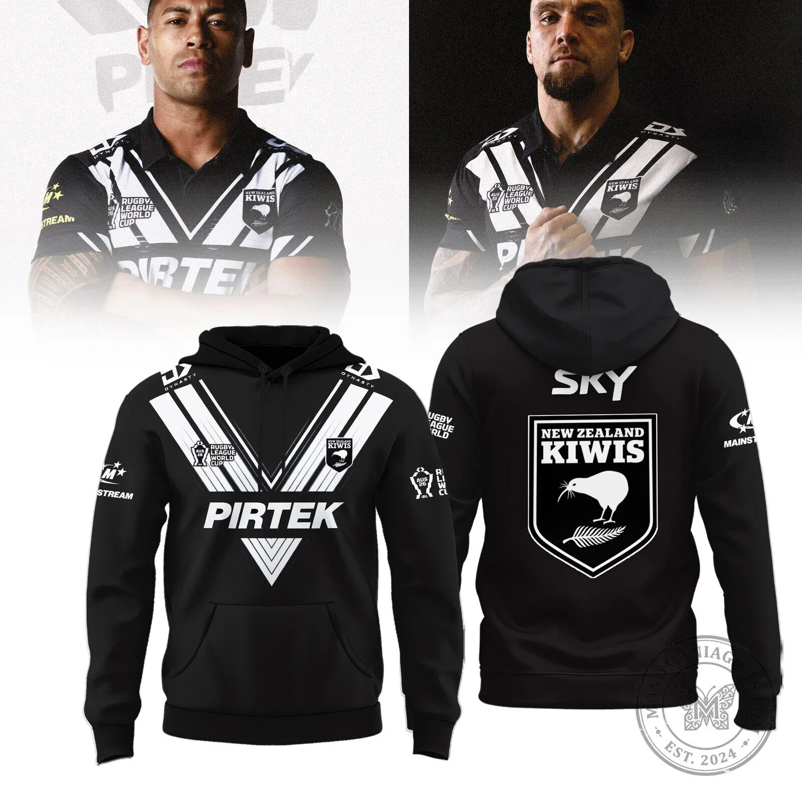 Black Hoodie for New Zealand Kiwis at the Rugby League World Cup