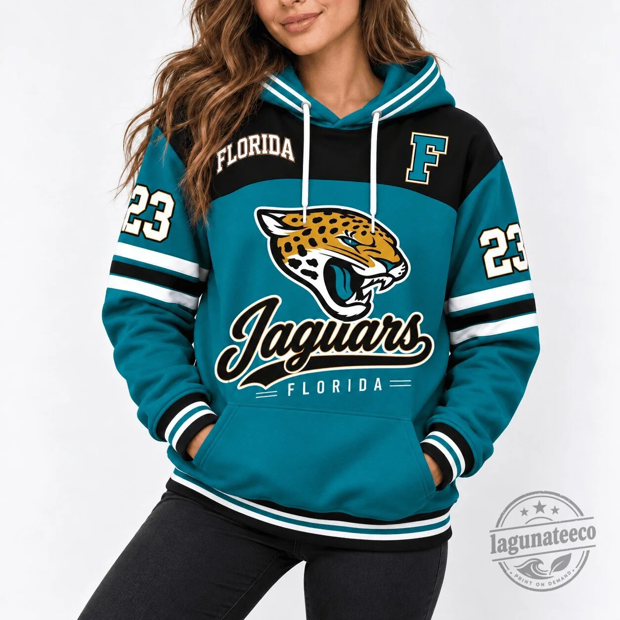 Jacksonville Jaguars National Football League Heritage Patchwork Pullover Hoodie