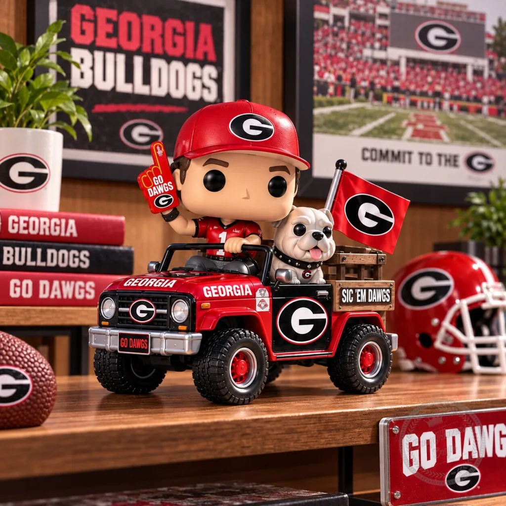 Funko Pop! Rides Georgia Bulldogs Fan And Mascot Truck – College Football Collectible Funko Pop! Rides Georgia Bulldogs Fan And Mascot Truck – College Football Collectible