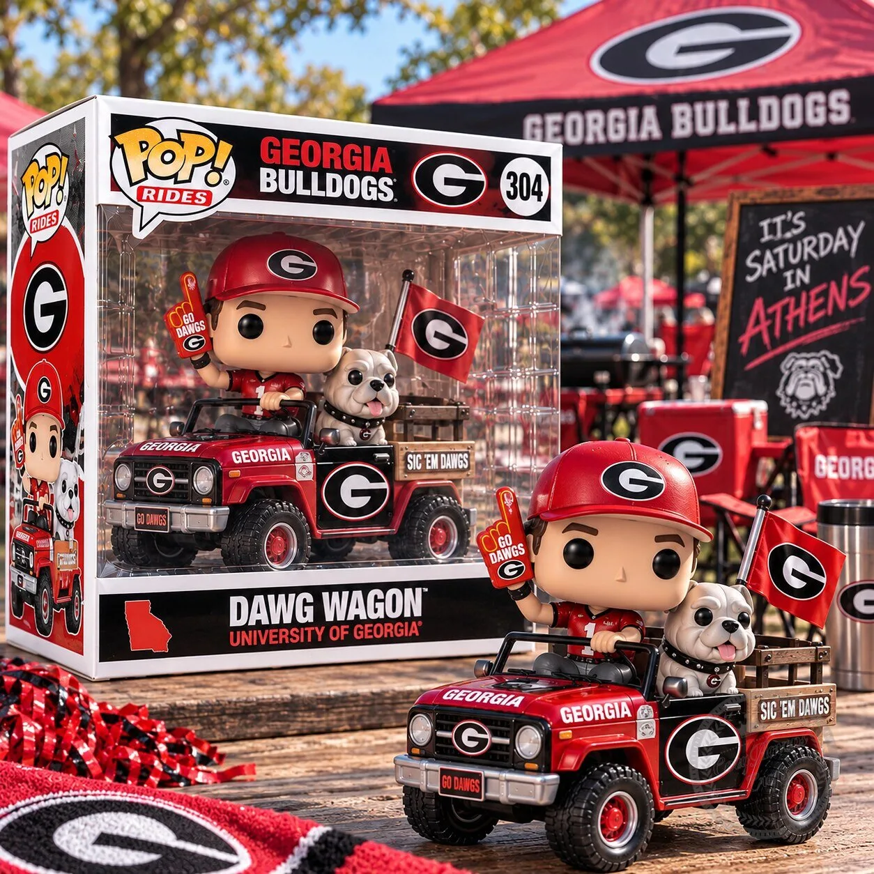 Funko Pop! Rides Georgia Bulldogs Fan And Mascot Truck – College Football Collectible 5 Funko Pop! Rides Georgia Bulldogs Fan And Mascot Truck – College Football Collectible