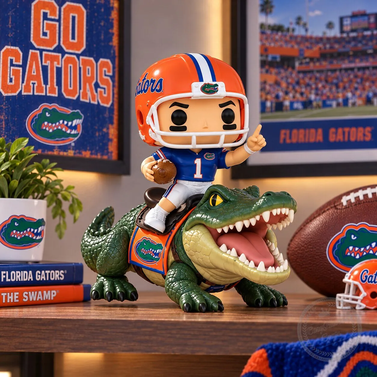 Funko Pop! Rides Florida Gators Football Player Riding Alligator – College Football Collectible 2 Funko Pop! Rides Florida Gators Football Player Riding Alligator – College Football Collectible