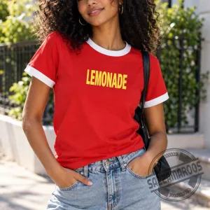 Louis Tomlinson Lemonade Red Ringer T-Shirt 4 Louis Tomlinson Lemonade Red Ringer T-Shirt