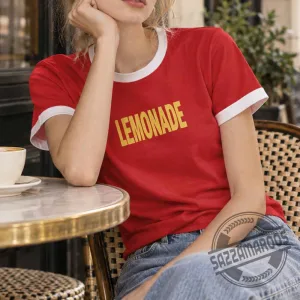 Louis Tomlinson Lemonade Red Ringer T-Shirt 5 Louis Tomlinson Lemonade Red Ringer T-Shirt