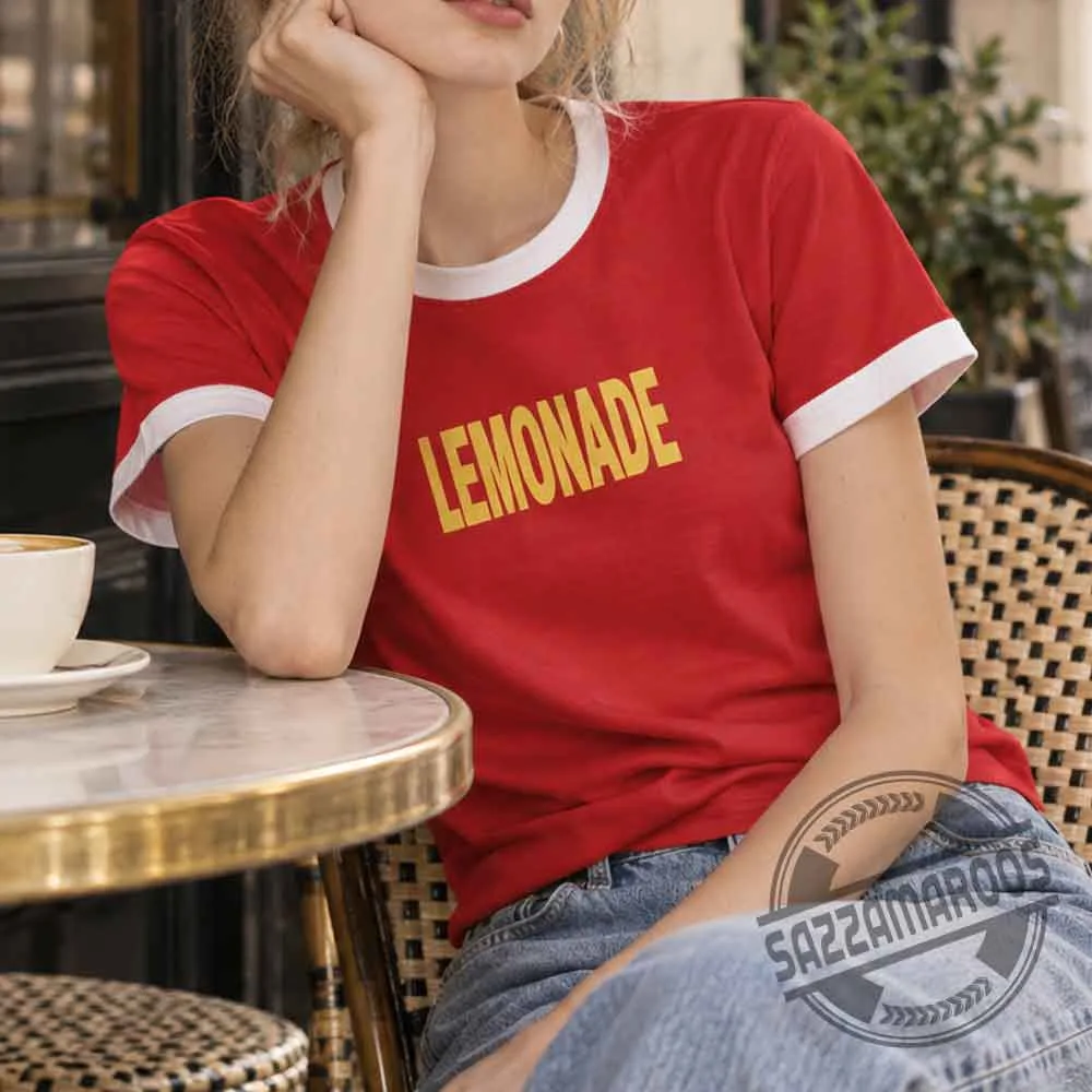 Louis Tomlinson Lemonade Red Ringer T-Shirt (3) Louis Tomlinson Lemonade Red Ringer T-Shirt – image 3 of 3