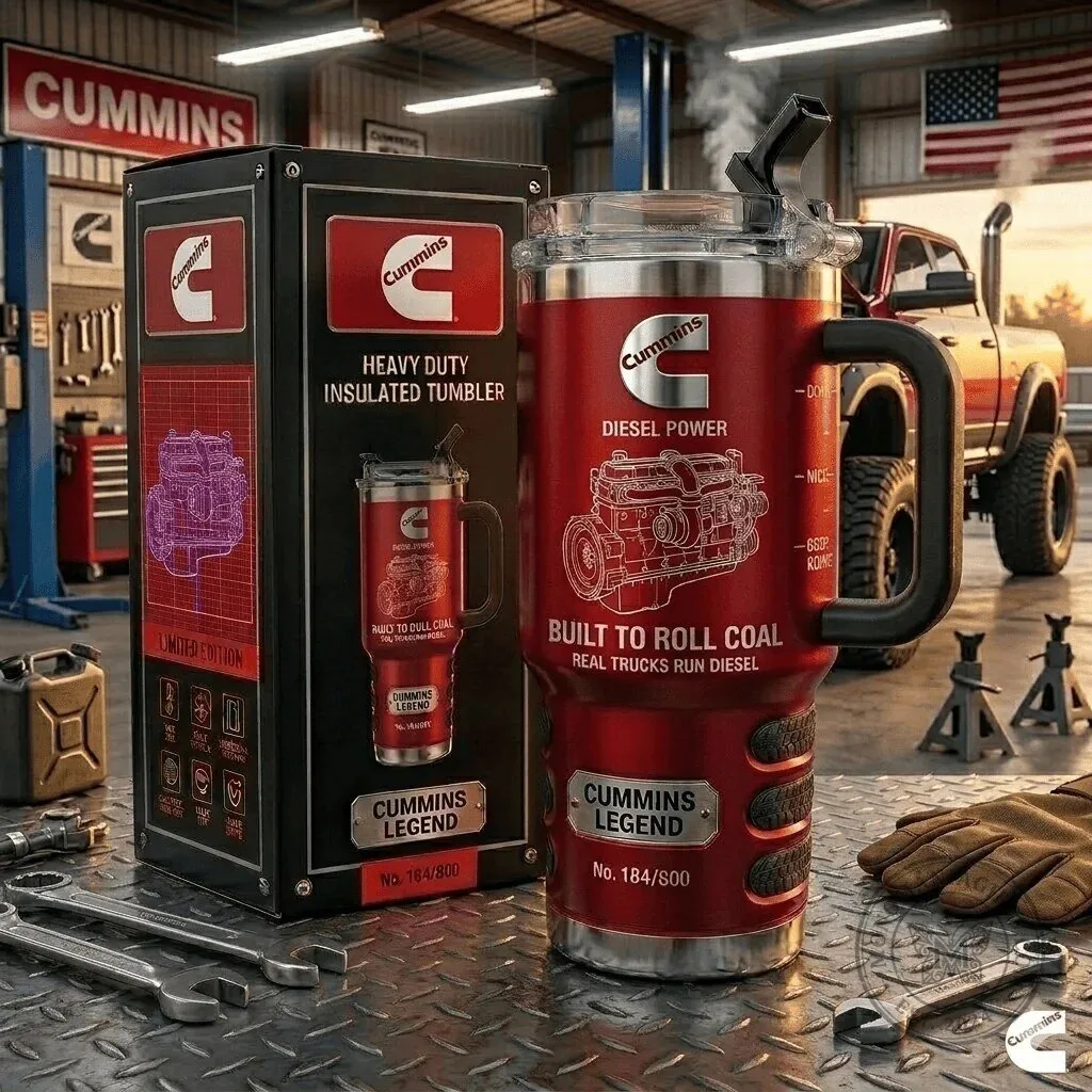 Insulated Tumbler for Coal Rolling - Cummins Diesel Power Design
