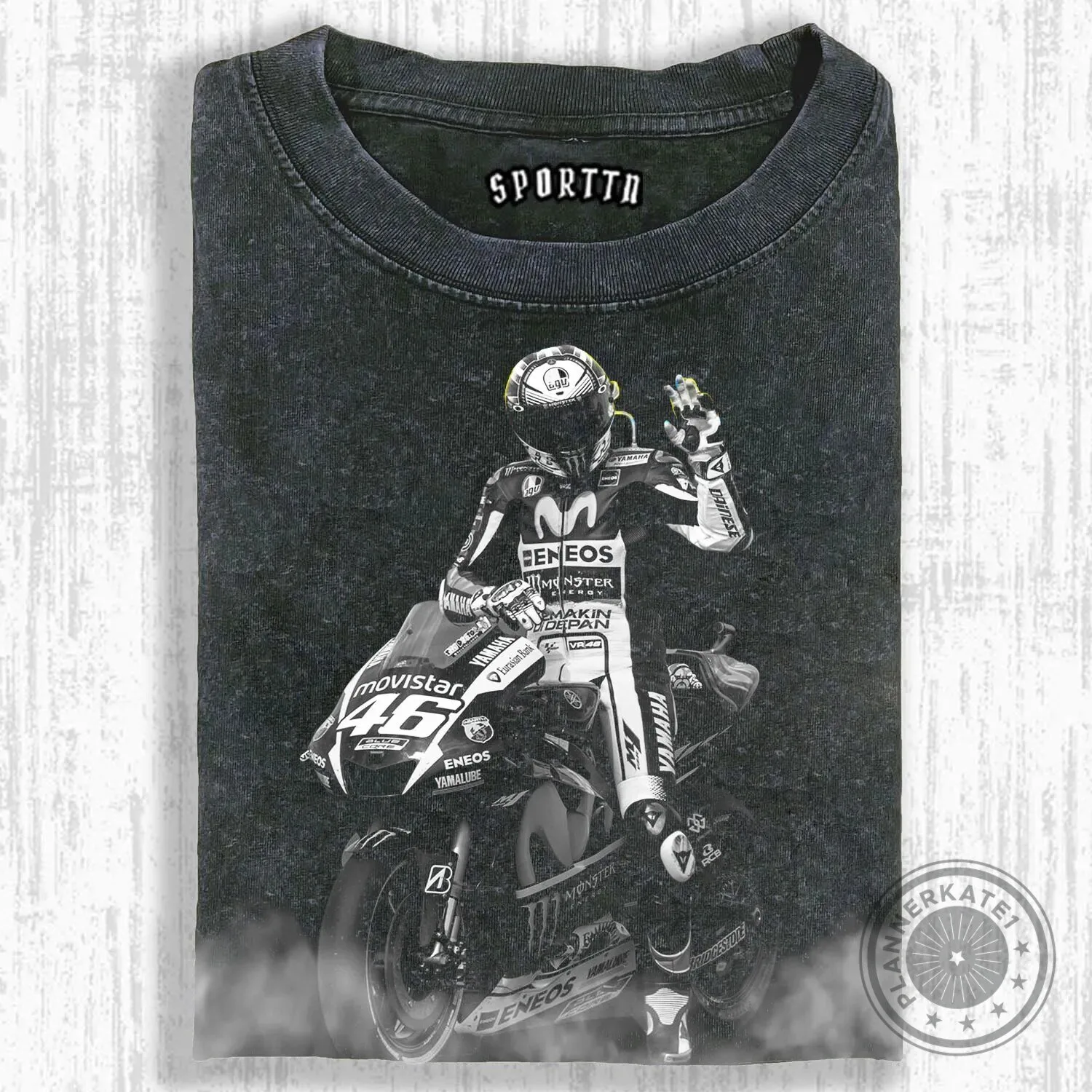Valentino Rossi MotoGP Motorcycle Racing Graphic T-Shirt