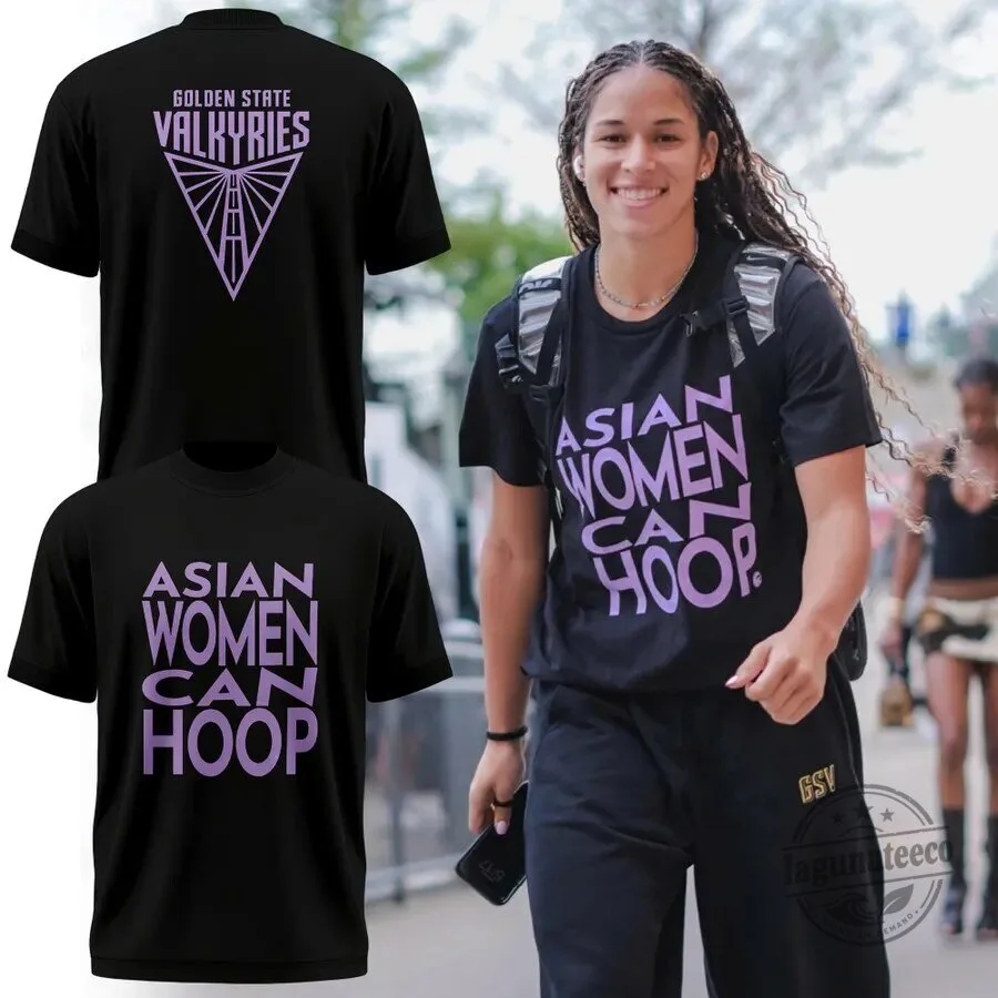 Golden State Valkyries Asian Women Can Hoop T-Shirt