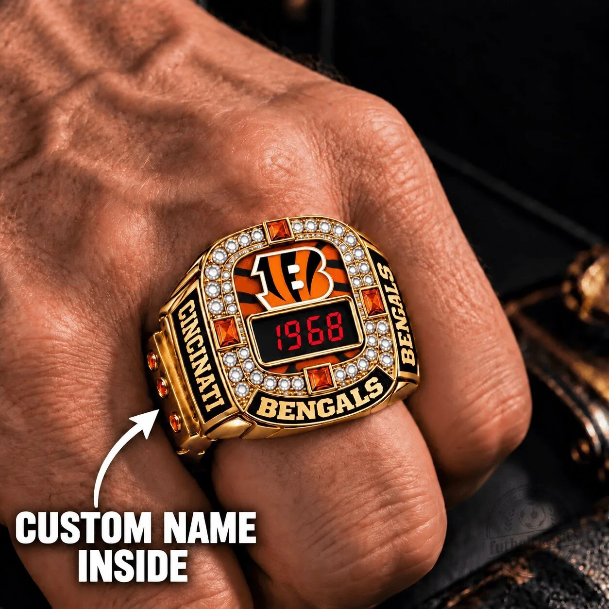 Cincinnati Bengals Super Bowl Championship Ring Custom Name Engraved