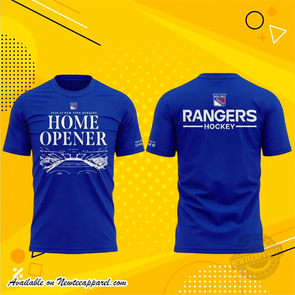 New York Rangers 2026-27 Home Opener Blue Shirt