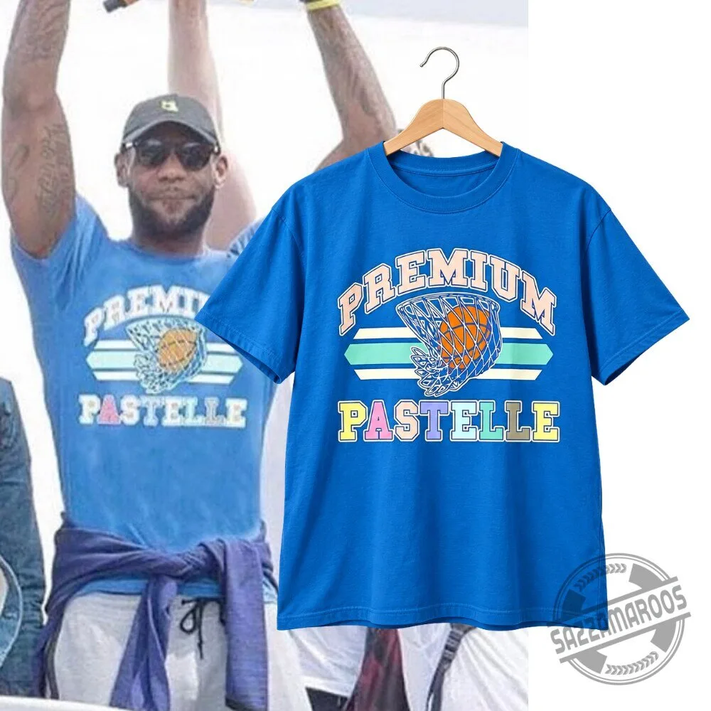 LeBron wearing Kanye West‘s First Brand Pastelle Shirt 3 LeBron wearing Kanye West‘s First Brand Pastelle Shirt