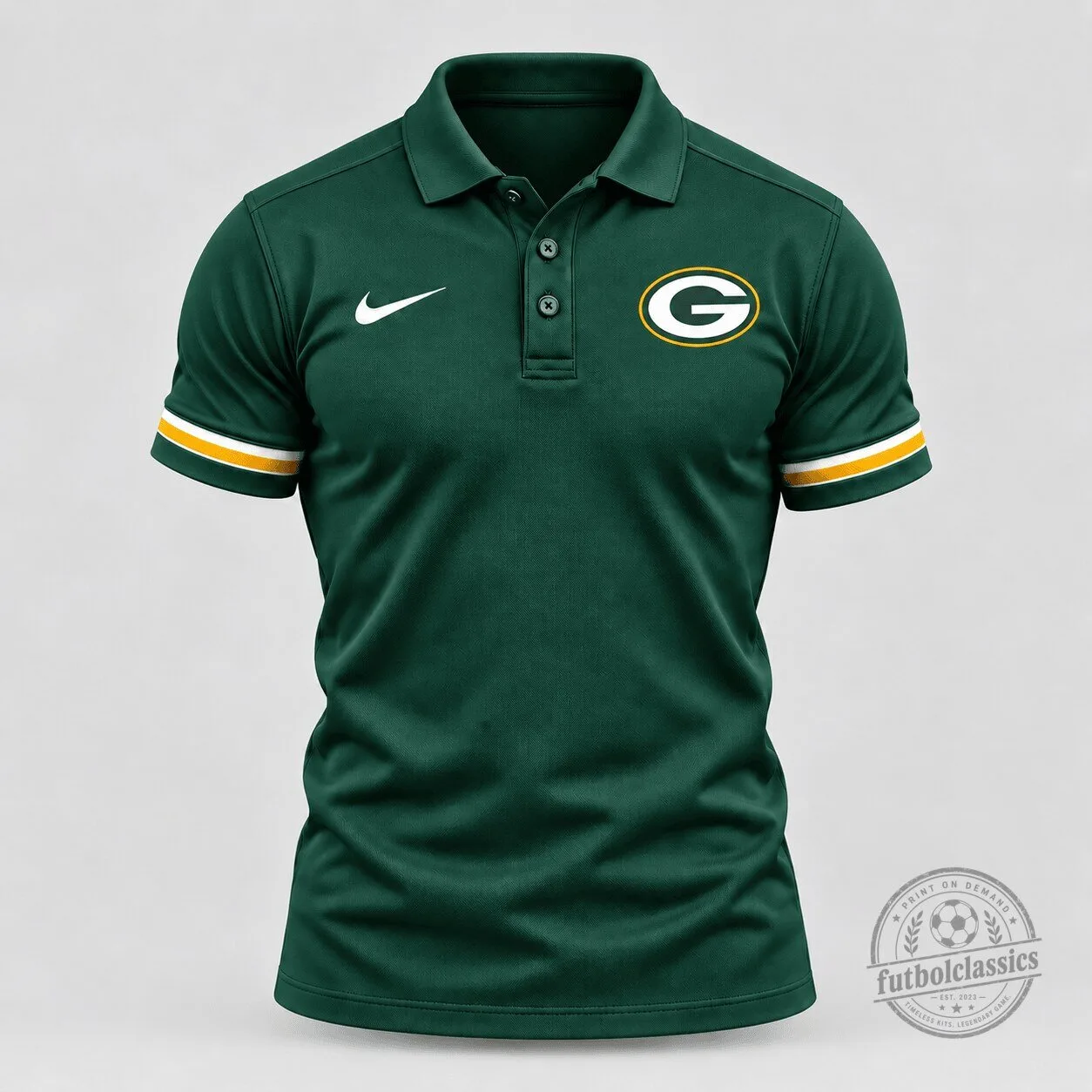 Green Bay Packers National Football League Performance Polo Shirt for Men