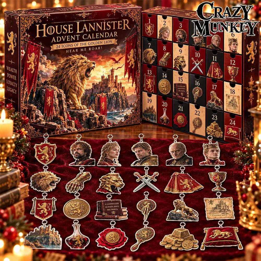 House Lannister 24 Golden Lion Fan-Made Acrylic Advent Calendar | Collectibles