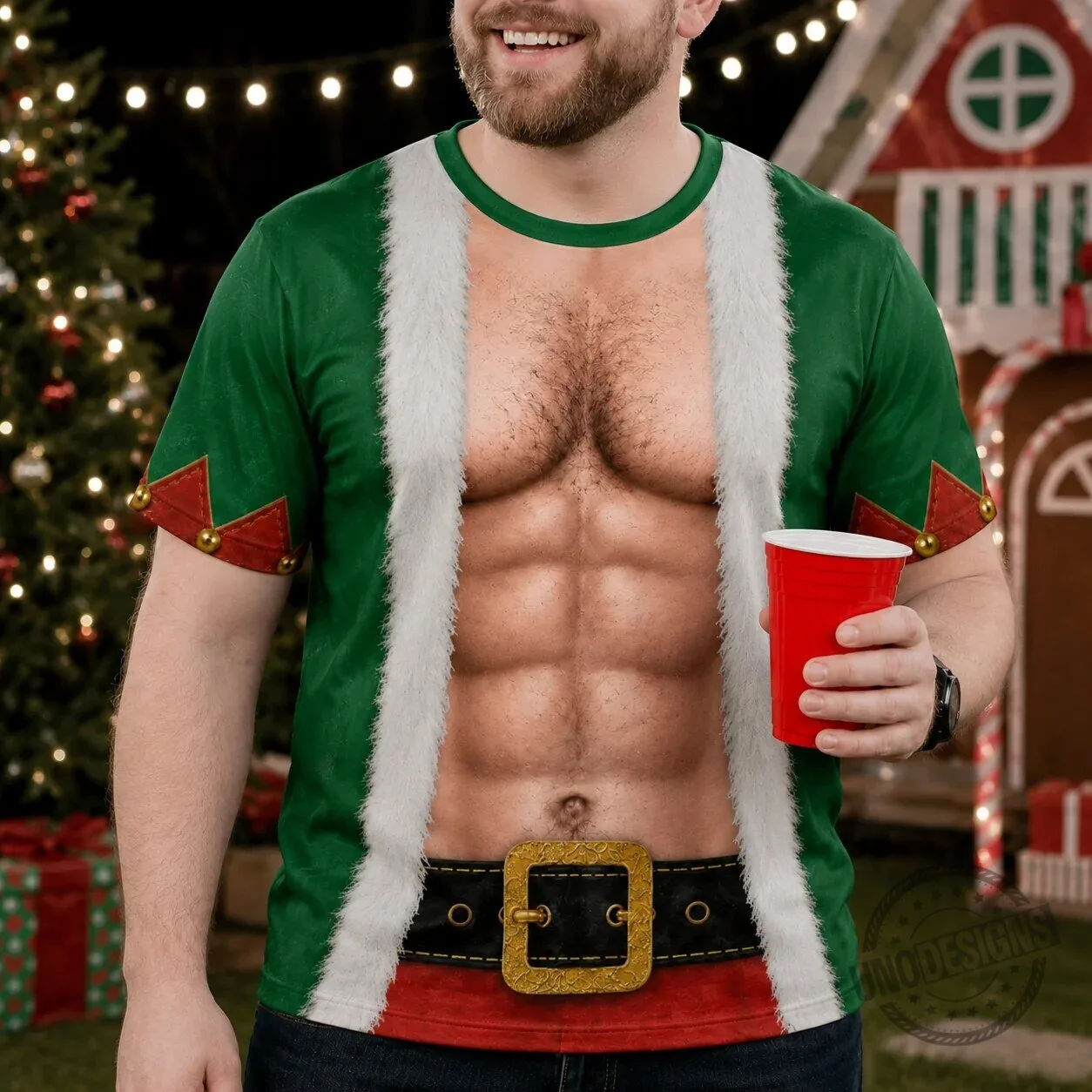 Funny Matching Elf Body Christmas Costume T-Shirt 12 Funny Matching Elf Body Christmas Costume T-Shirt