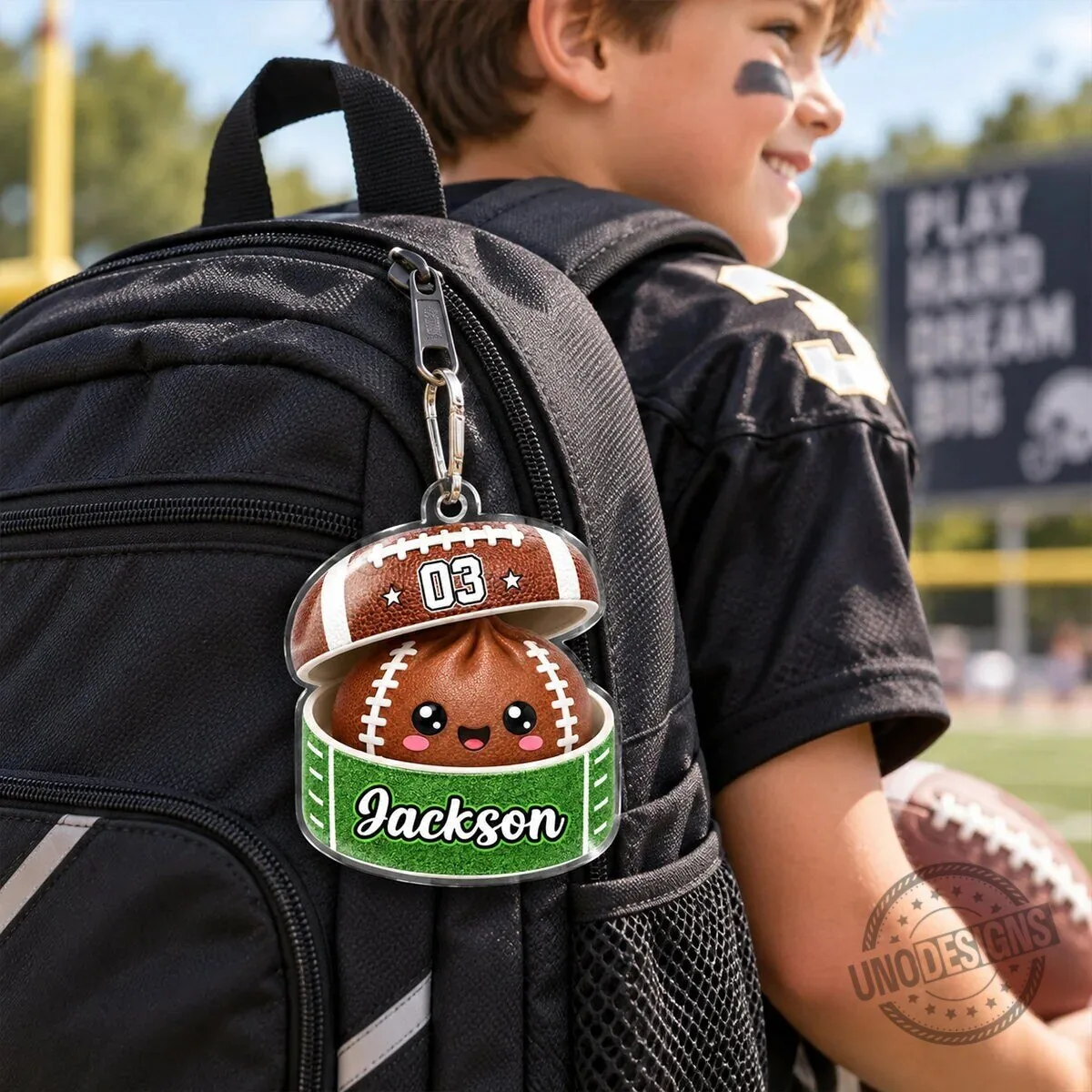 Personalized Football Dumpling Squishy Player Christmas Tree Ornament 13 Personalized Football Dumpling Squishy Player Christmas Tree Ornament