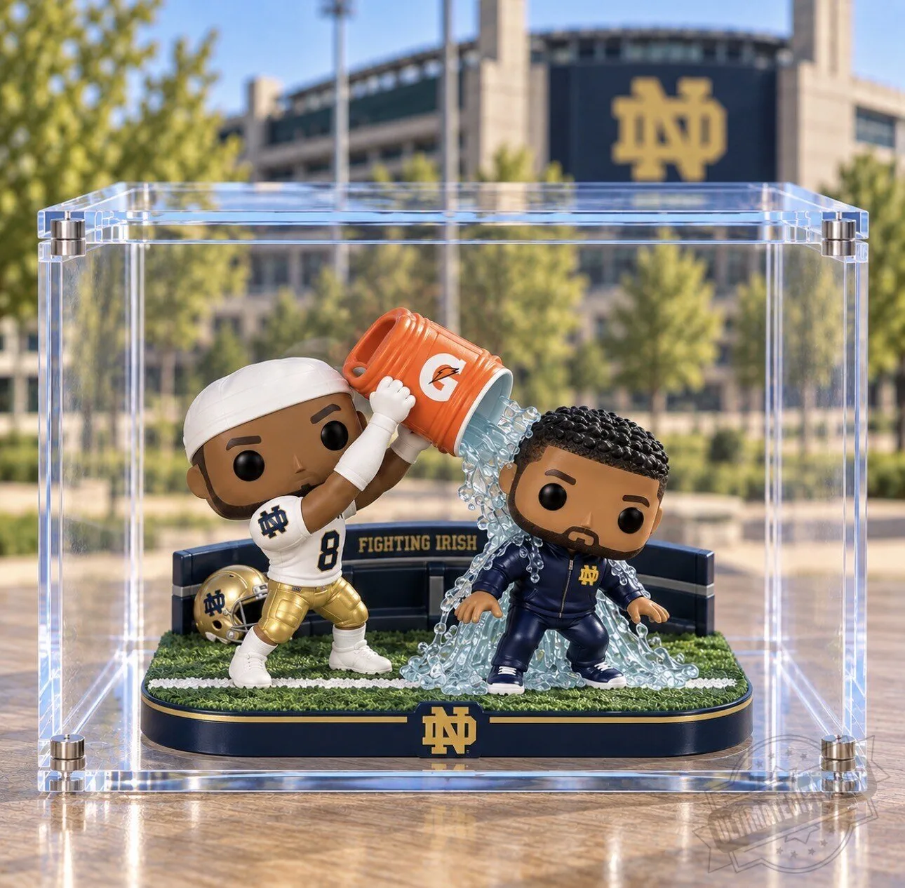 Funko Pop! Notre Dame Fighting Irish - Freeman's Gatorade Shower Vinyl Figure Set 3 Funko Pop! Notre Dame Fighting Irish - Freeman