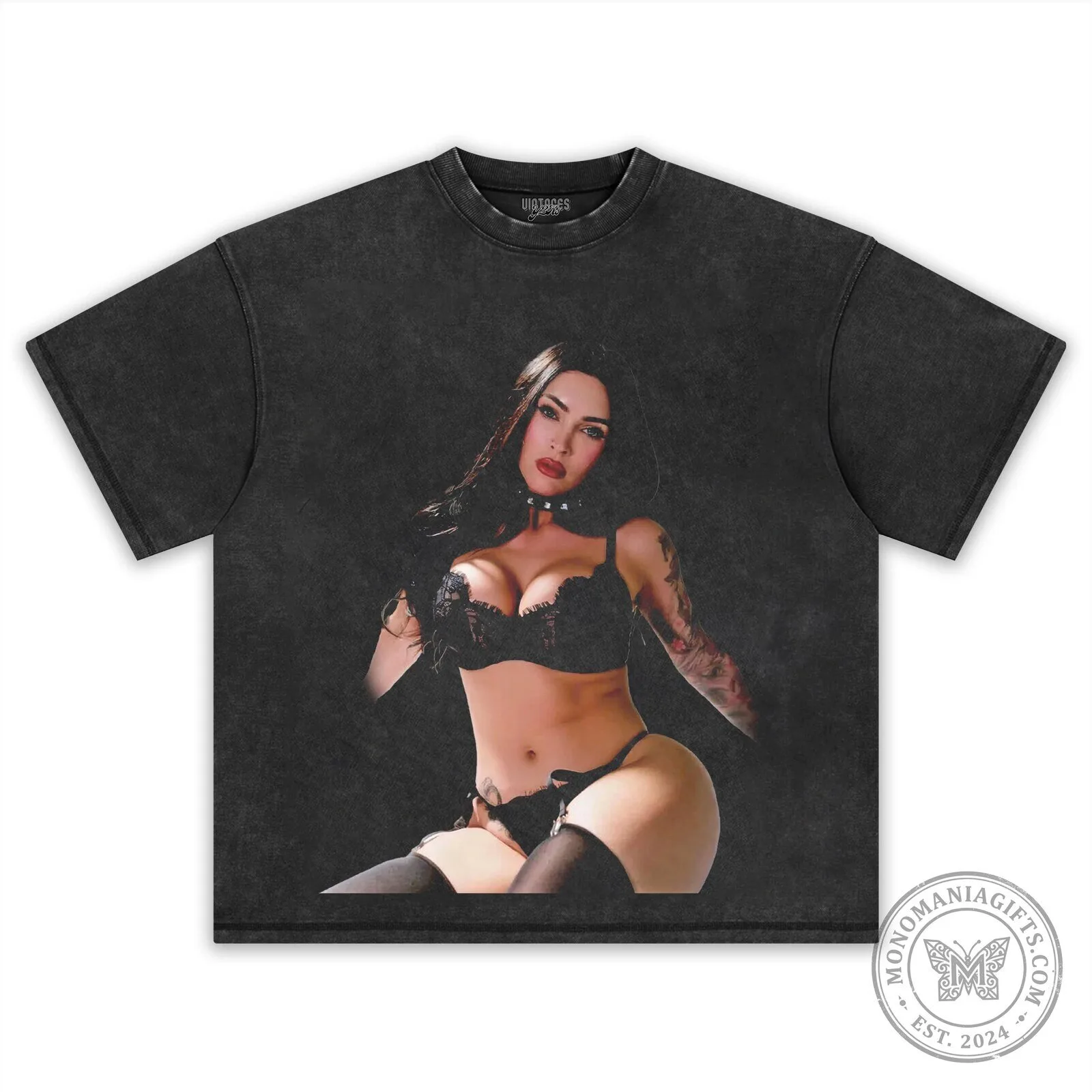 Megan Fox Black Lingerie Photo Shoot T-Shirt 9 Megan Fox Black Lingerie Photo Shoot T-Shirt