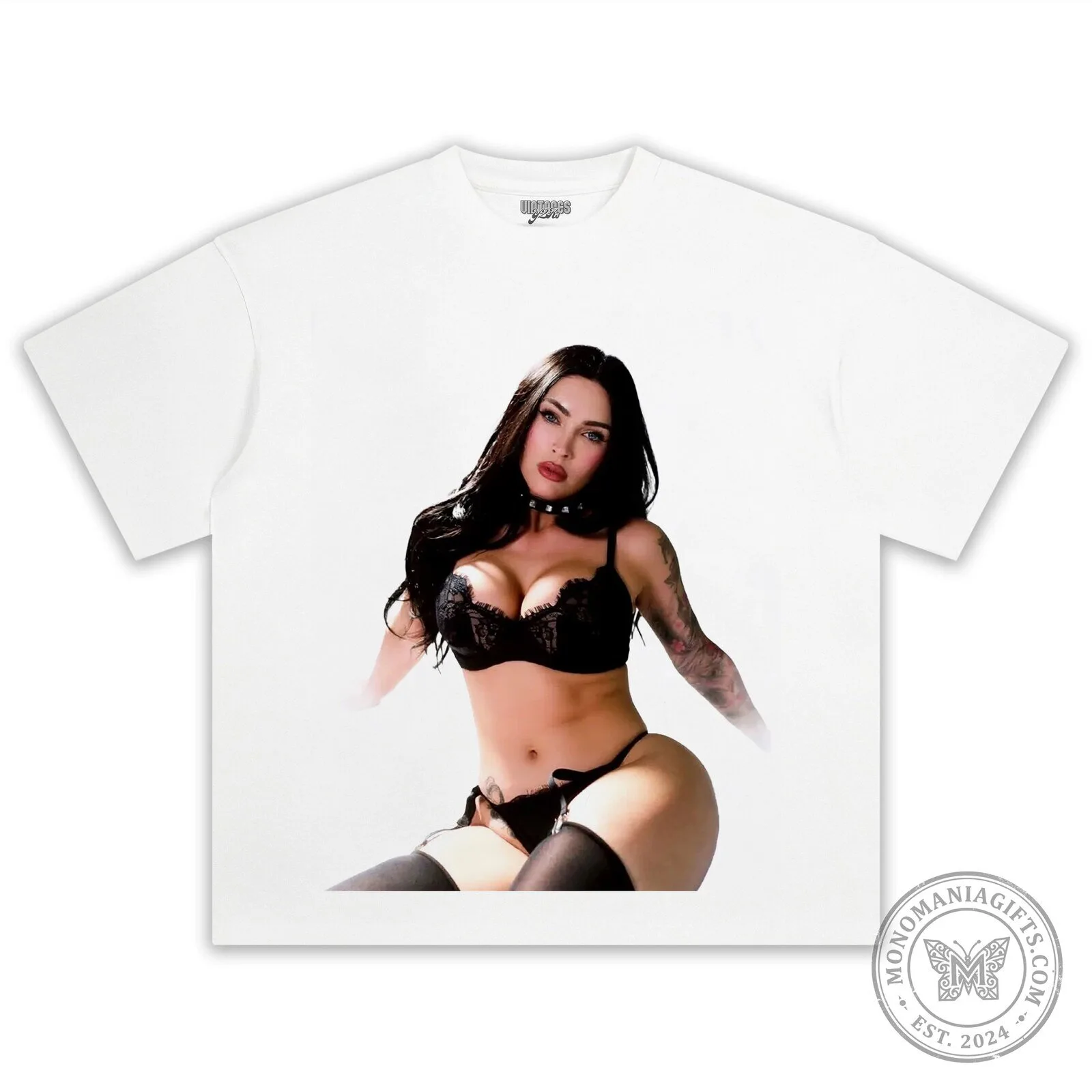 Megan Fox Black Lingerie Photo Shoot T-Shirt 10 Megan Fox Black Lingerie Photo Shoot T-Shirt
