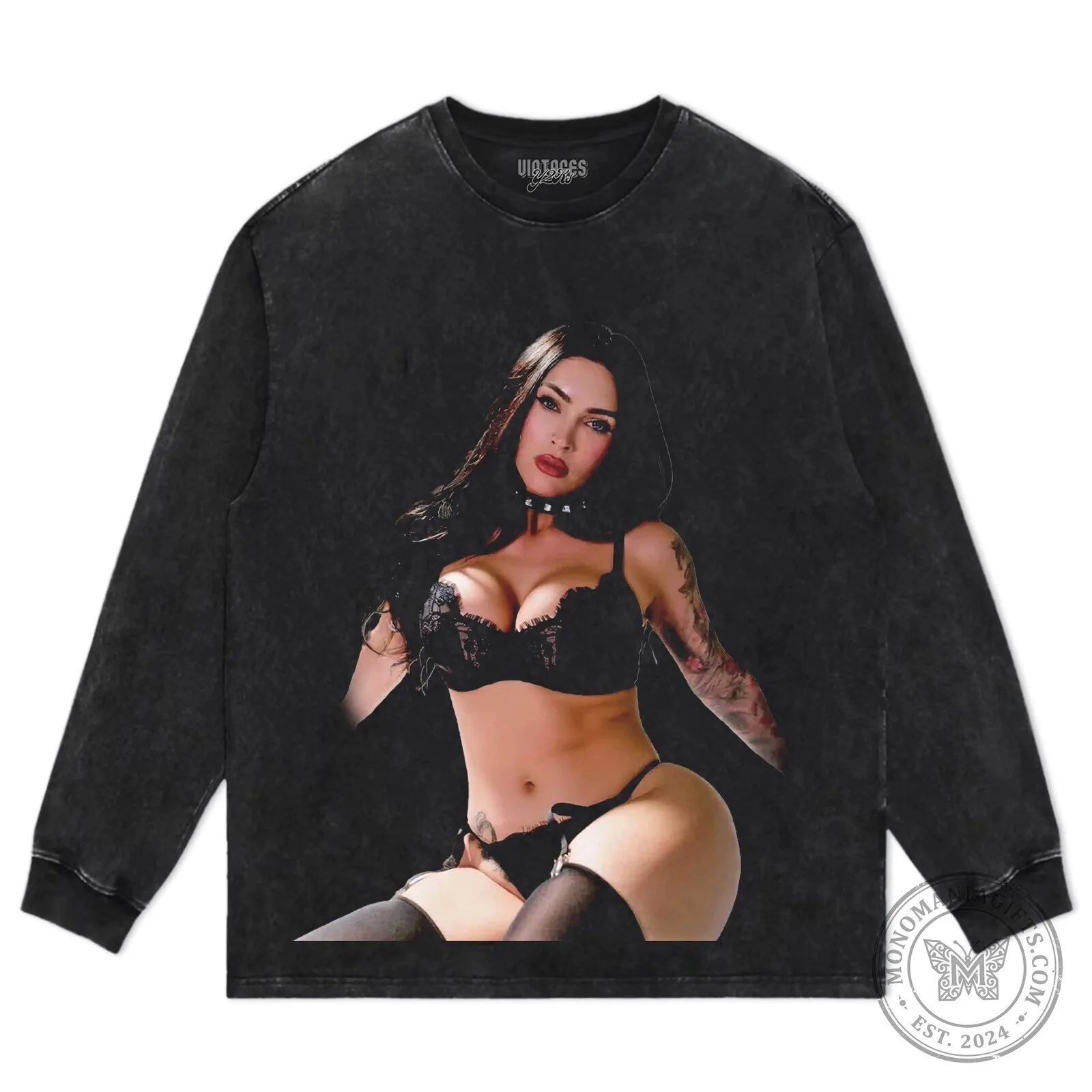 Megan Fox Black Lingerie Photo Shoot T-Shirt 13 Megan Fox Black Lingerie Photo Shoot T-Shirt