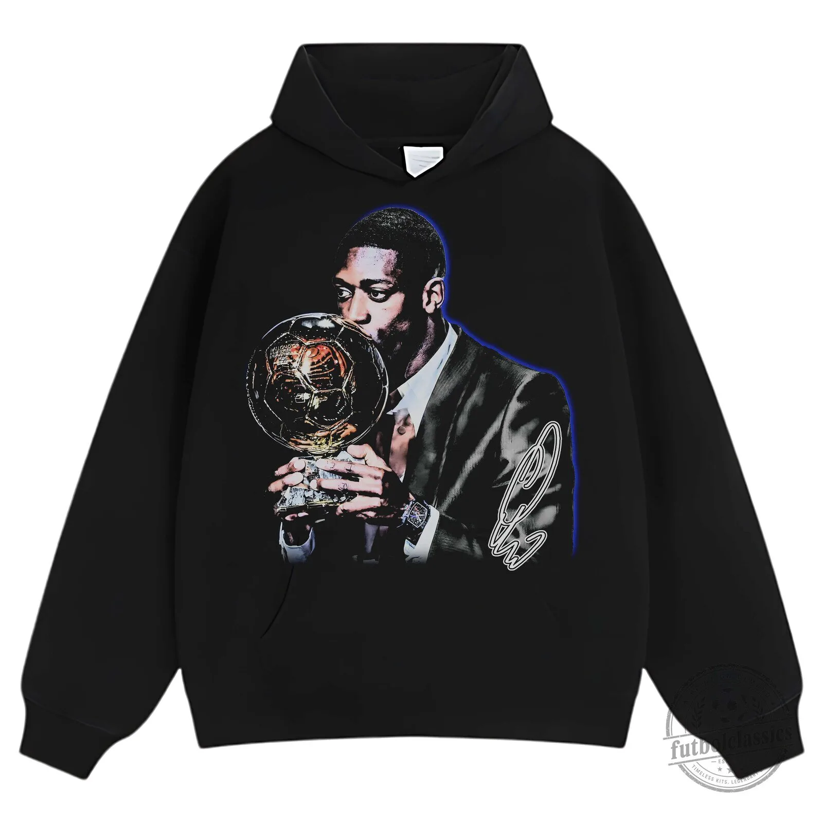 Ousmane Dembele Ballon d'Or Kissing Trophy T-Shirt 19 Ousmane Dembele Ballon d