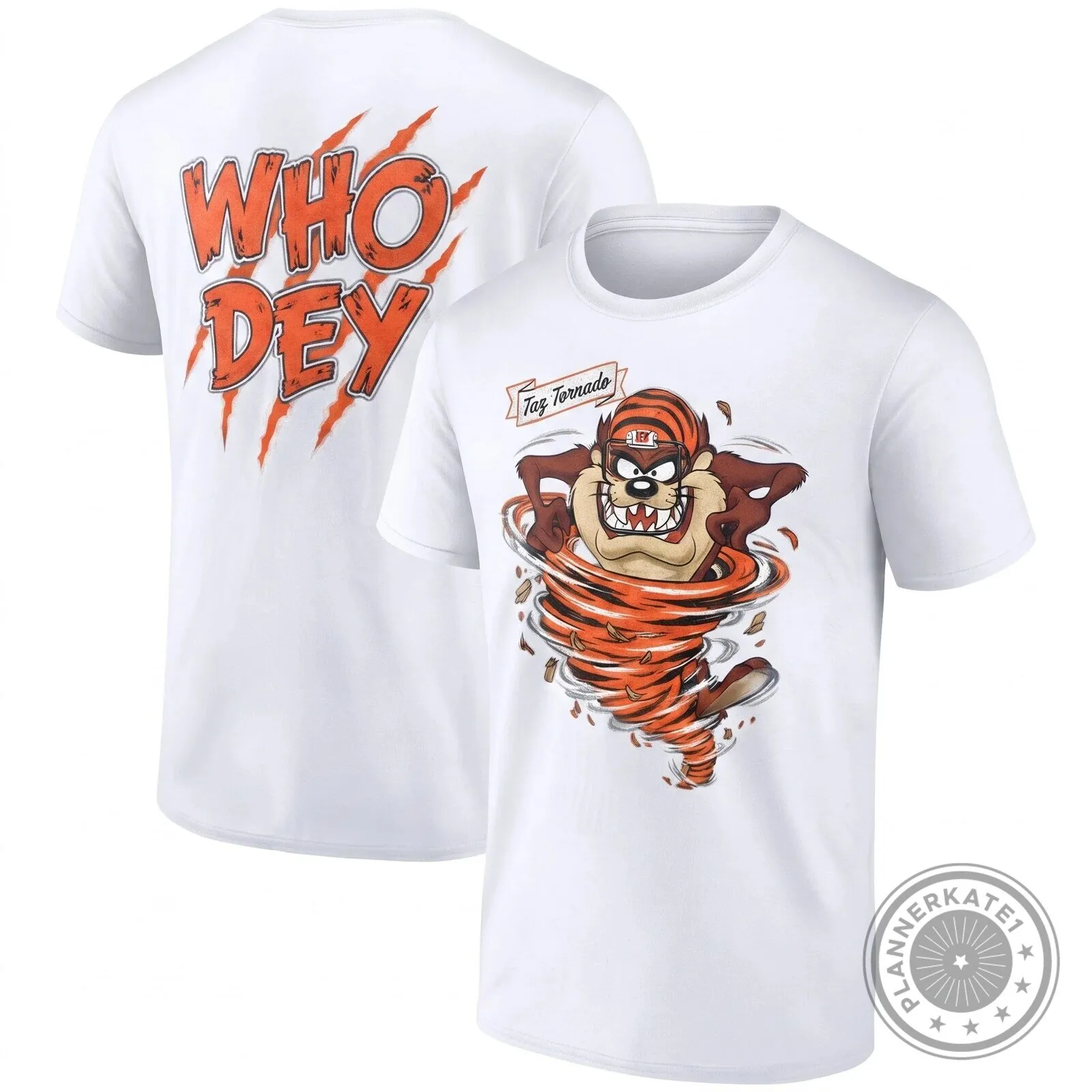 Cincinnati Bengals Taz Tornado Who Dey Looney Tunes Black T-Shirt 6 Cincinnati Bengals Taz Tornado Who Dey Looney Tunes Black T-Shirt