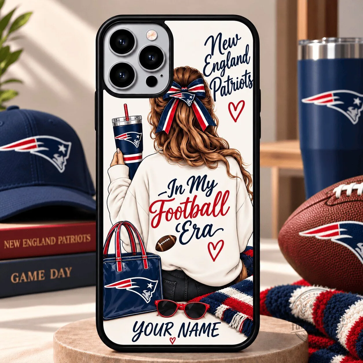 New England Patriots In My Football Era Personalized Phone Case