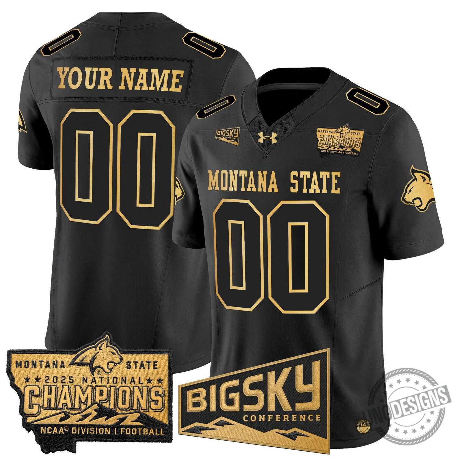 2025 National Champions Jersey for Montana State Bobcats Football