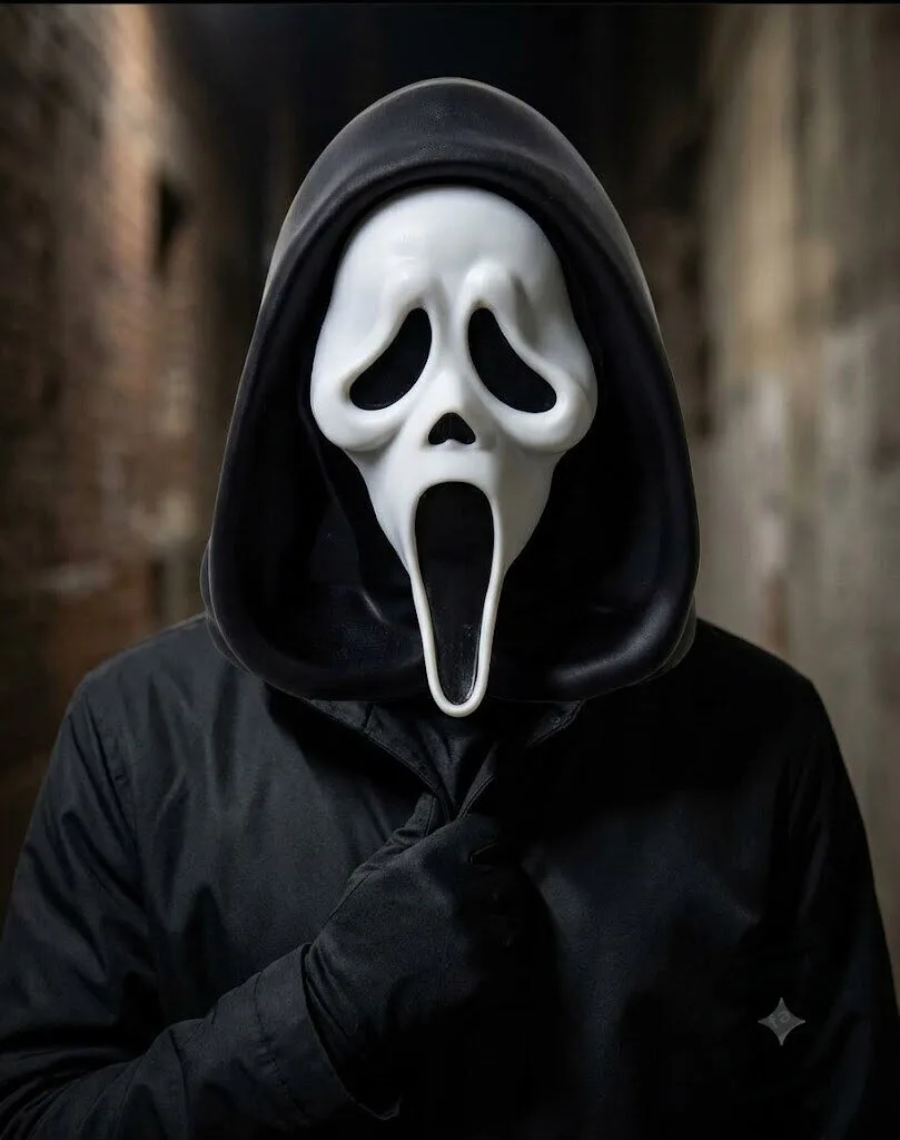 Scream Ghostface Kitchen Knife Block – Horror Movie Countertop Knife Holder