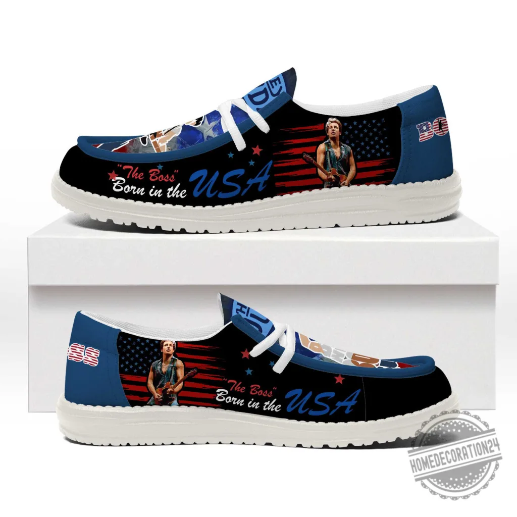 Bruce Springsteen The Boss Born in the USA Loafer Shoes 13 Bruce Springsteen The Boss Born in the USA Loafer Shoes