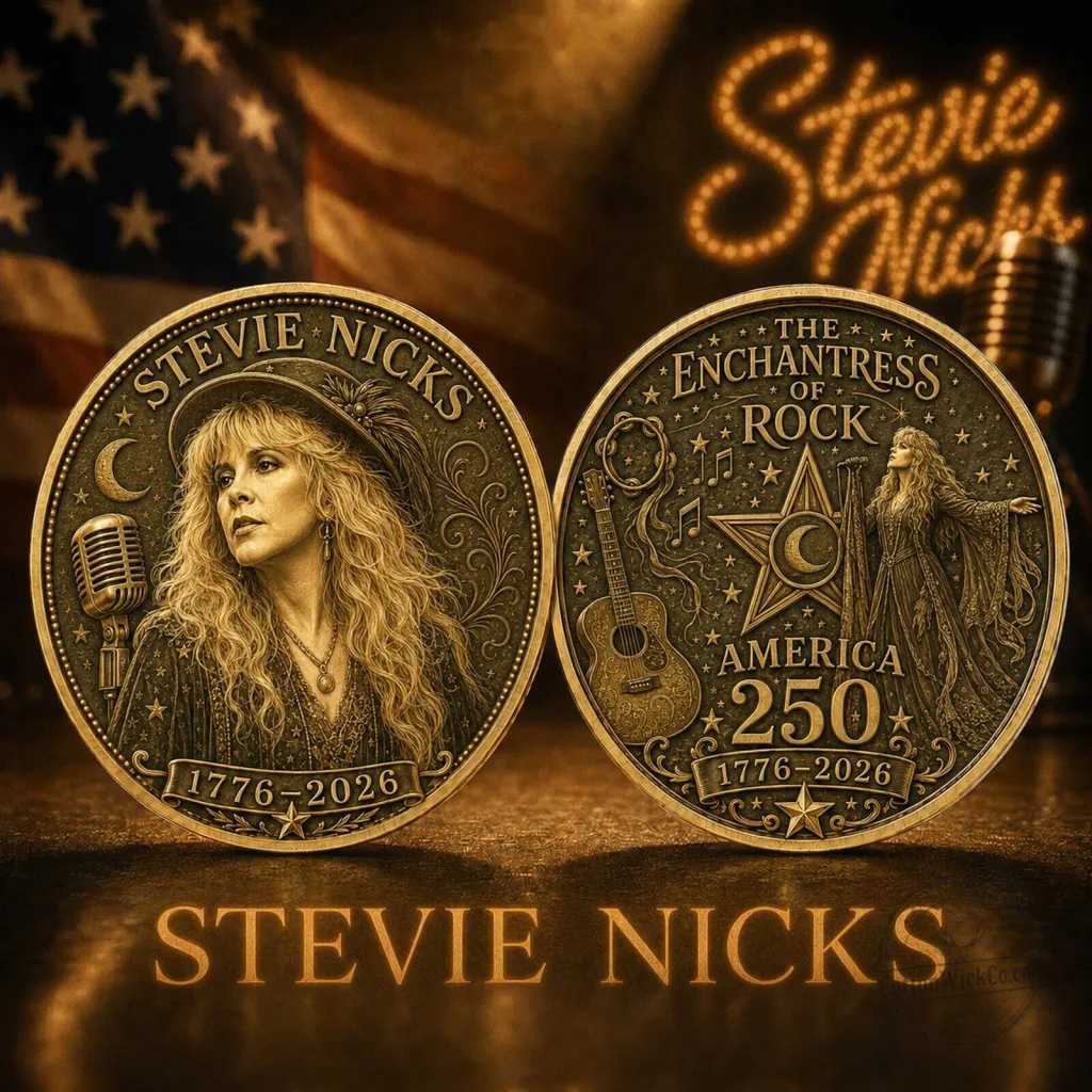 Stevie Nicks The Enchantress of Rock America 250th Anniversary Commemorative Coin