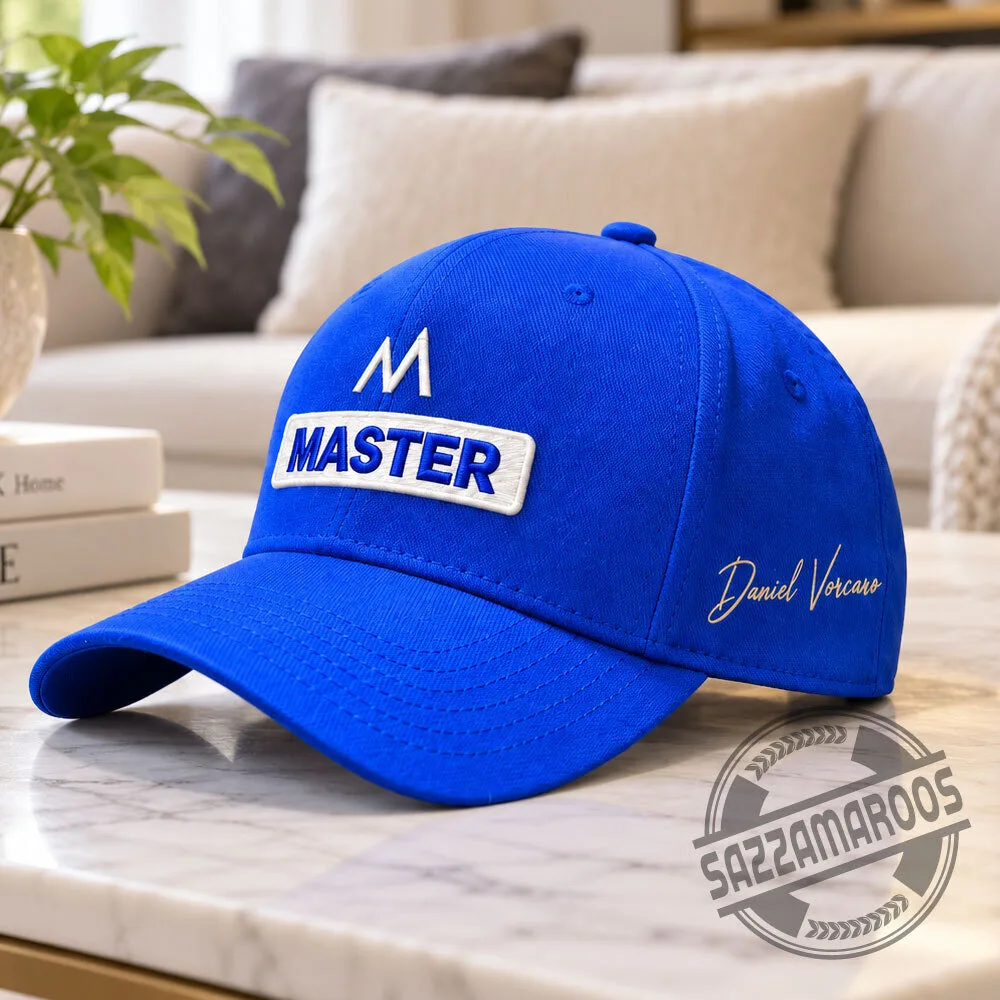 Daniel Vorcaro Master Blue Baseball Cap Hat 4 Daniel Vorcaro Master Blue Baseball Cap Hat