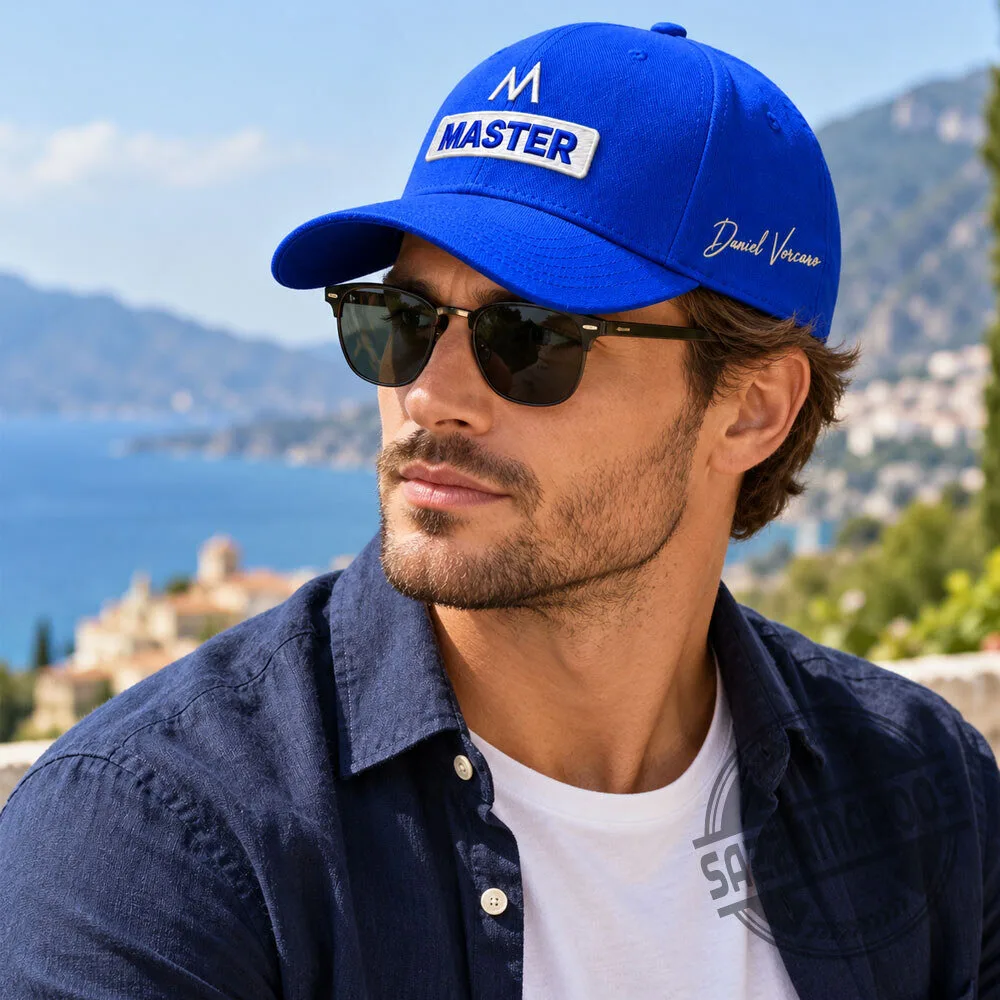 Daniel Vorcaro Master Blue Baseball Cap Hat 5 Daniel Vorcaro Master Blue Baseball Cap Hat