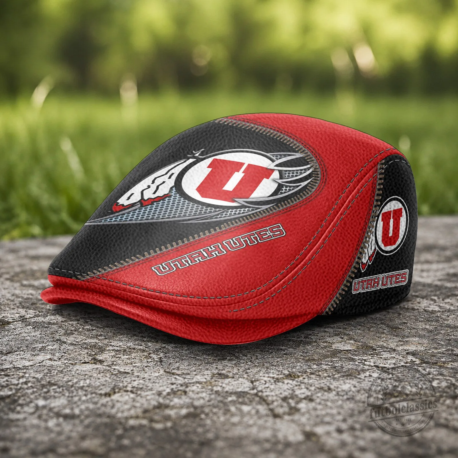 NCAA Golf Hat - Flat Cap for Utah Utes Fans 5 NCAA Golf Hat - Flat Cap for Utah Utes Fans