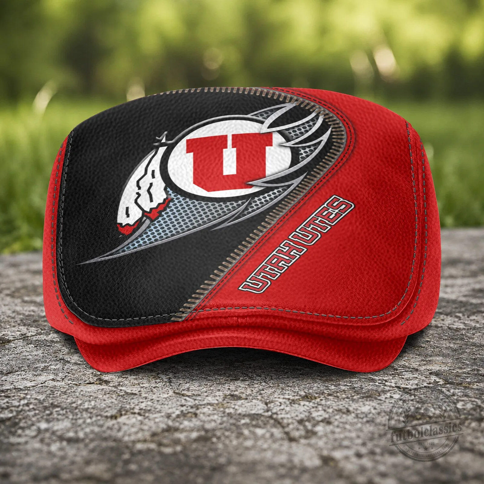 NCAA Golf Hat - Flat Cap for Utah Utes Fans 6 NCAA Golf Hat - Flat Cap for Utah Utes Fans