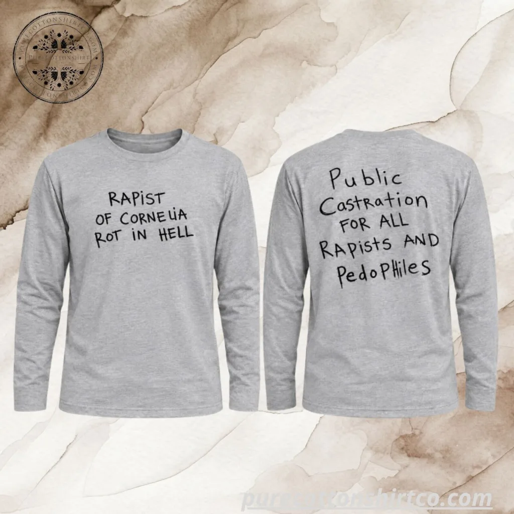 "Top 2026 Apparel: Iconic Shirts, Caps, and Sweatshirts Unveiled" 5 Frank Lero Rapist Of Cornelia Rot In Hell Long Sleeve Shirt