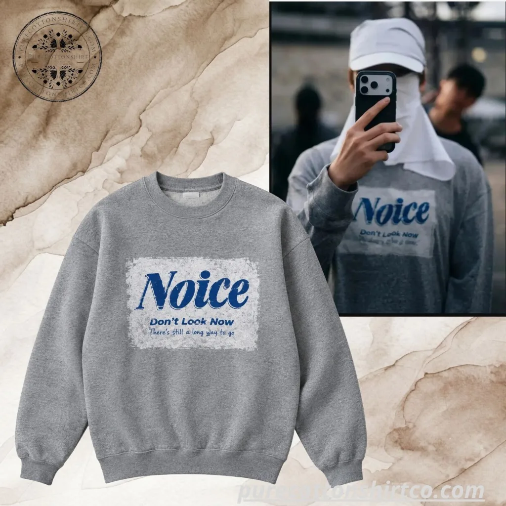 BTS V kim Taehyun Noice Dont Look Now Grey Sweatshirt 2026 BTS V kim Taehyun Noice Dont Look Now Grey Sweatshirt 2026