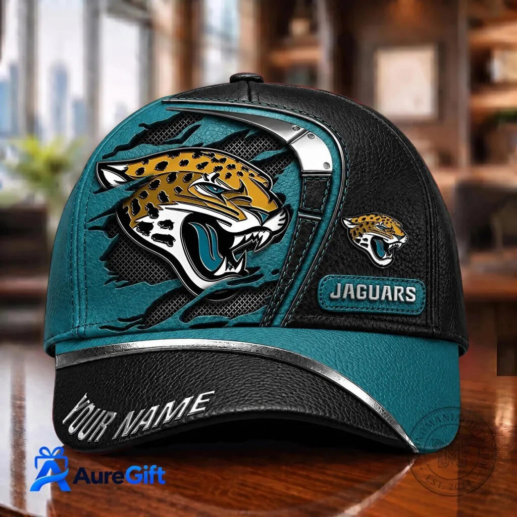 Jacksonville Jaguars NFL Football Team Logo Personalized Baseball Cap Hat Jacksonville Jaguars NFL Football Team Logo Personalized Baseball Cap Hat