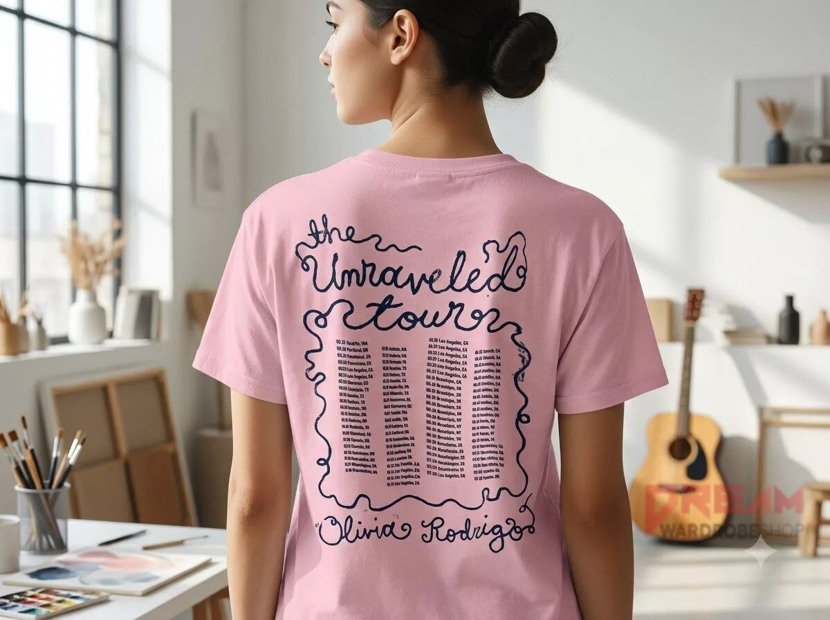 Olivia Rodrigo The Unraveled Tour 2026 T shirt Sweatshirt Hoodie 5 Olivia Rodrigo The Unraveled Tour 2026 T shirt Sweatshirt Hoodie
