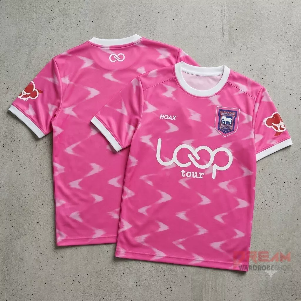 Ed Sheeran Loop Tour 2026 Exclusive Pink Soccer Jersey 3 Ed Sheeran Loop Tour 2026 Exclusive Pink Soccer Jersey