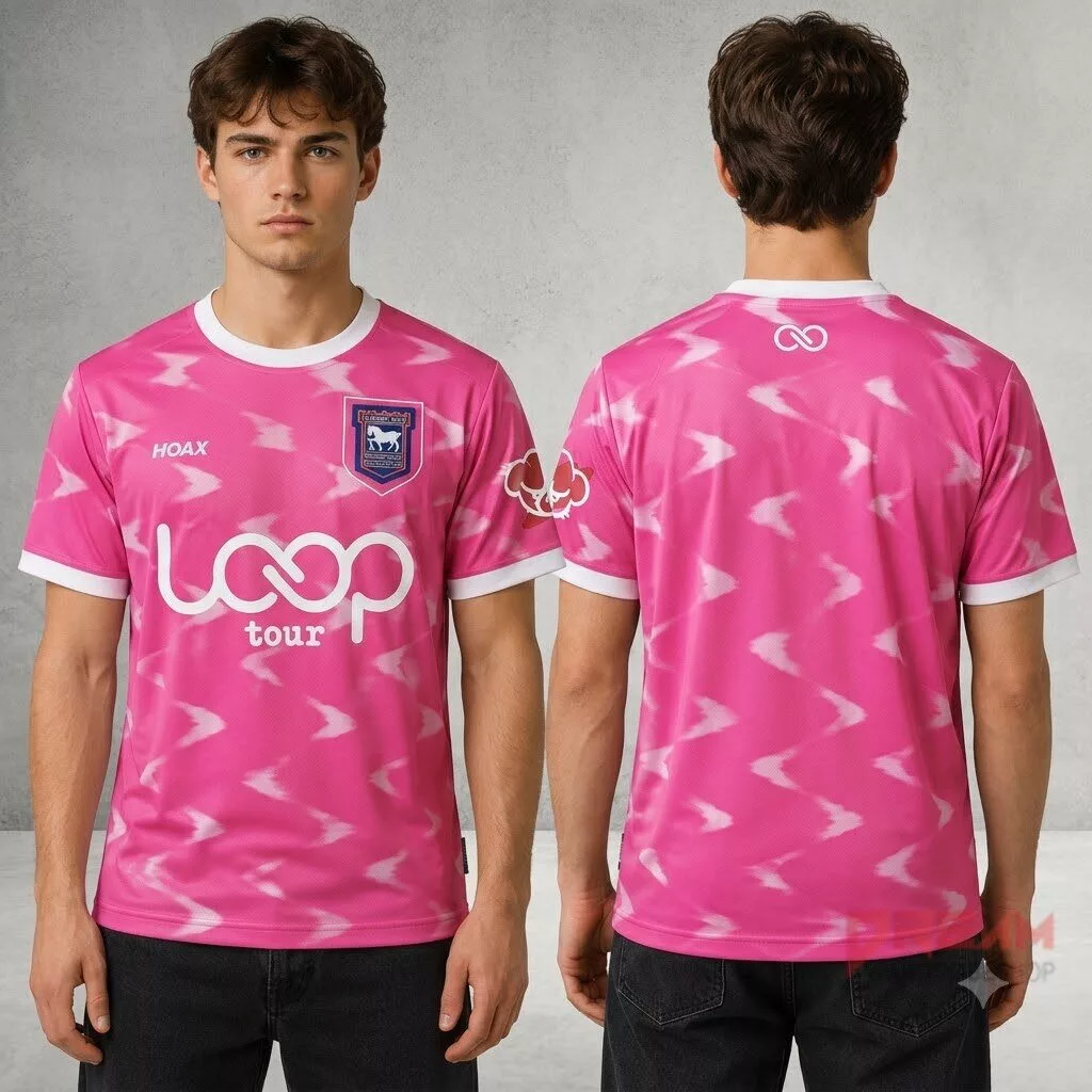 Ed Sheeran Loop Tour 2026 Exclusive Pink Soccer Jersey 4 Ed Sheeran Loop Tour 2026 Exclusive Pink Soccer Jersey