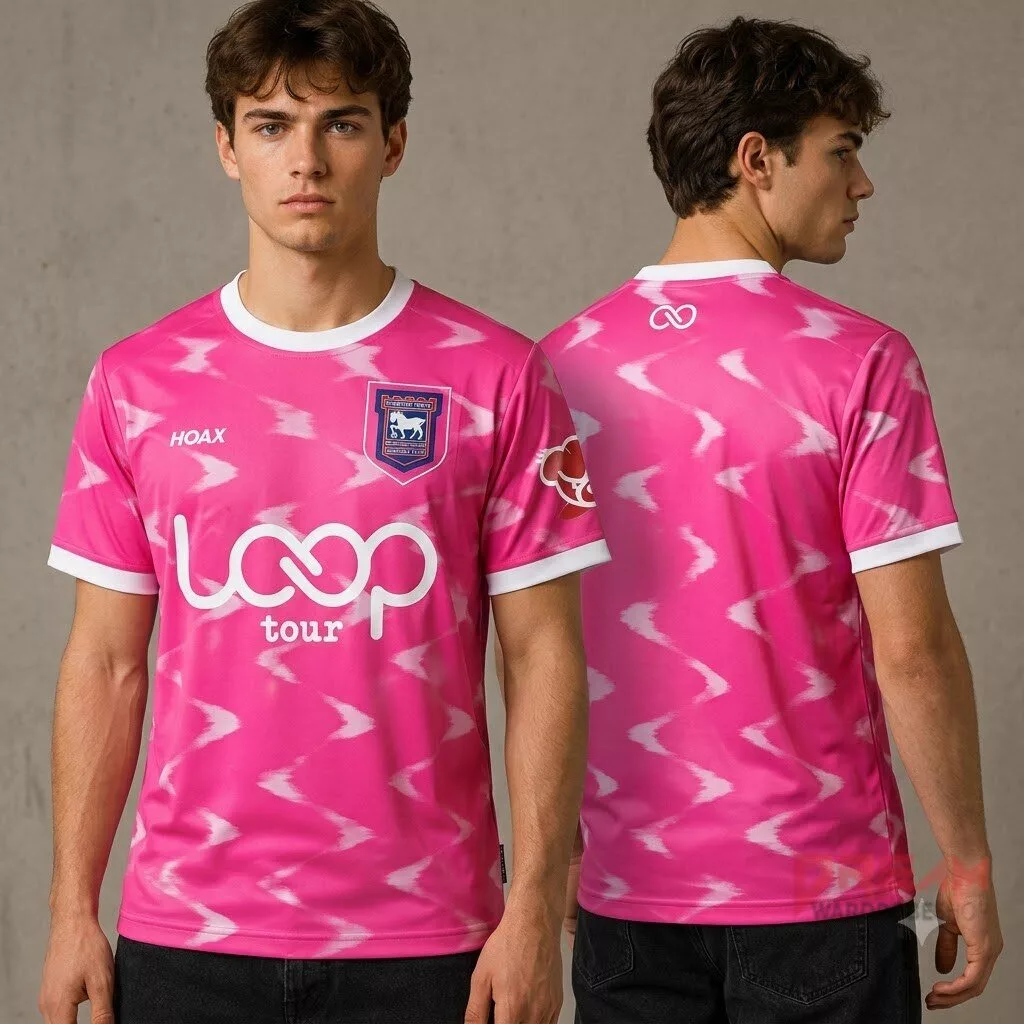 Ed Sheeran Loop Tour 2026 Exclusive Pink Soccer Jersey 5 Ed Sheeran Loop Tour 2026 Exclusive Pink Soccer Jersey