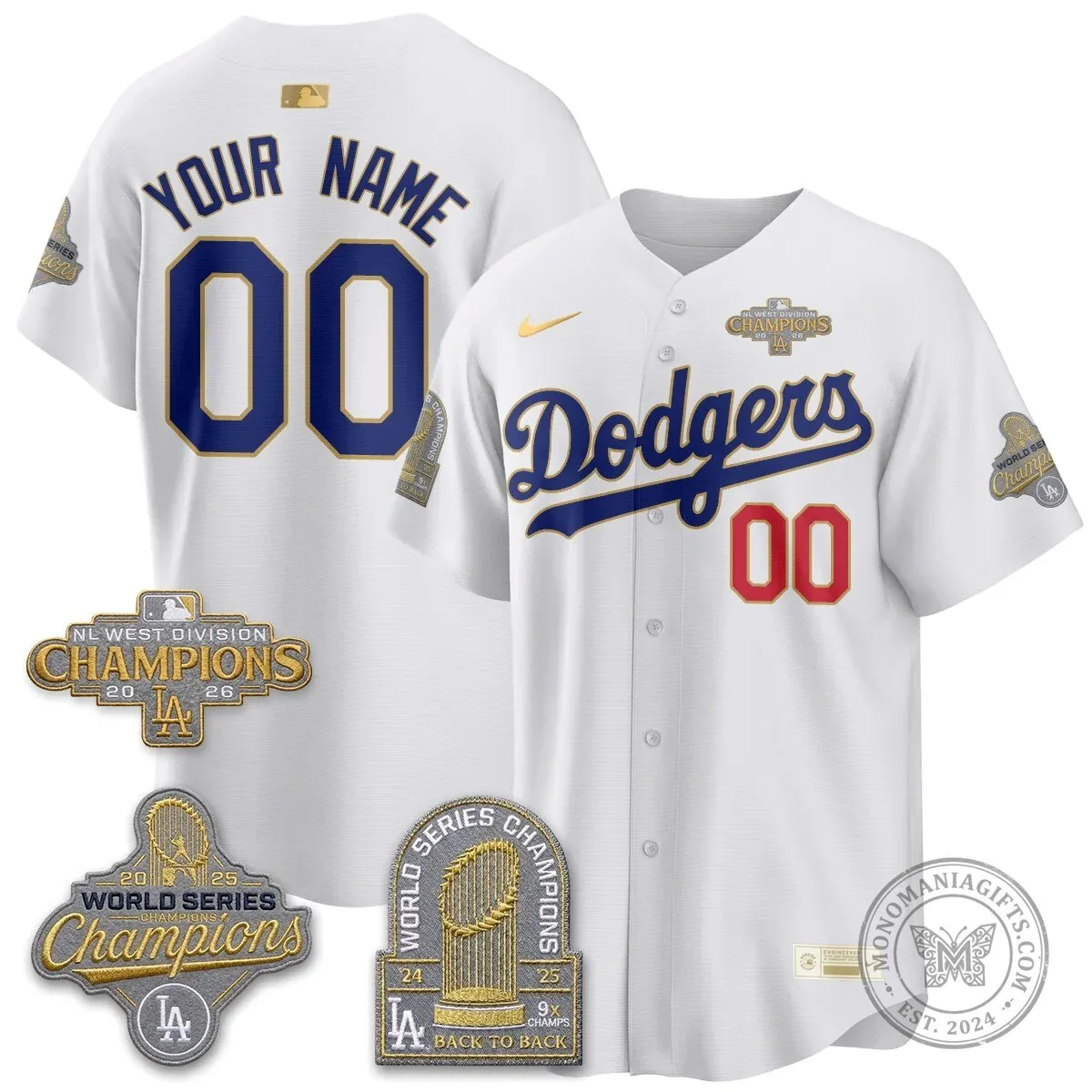 Croatia Football World Cup Hawaiian Shirt with Dalmatian and Dubrovnik 4 2026 National League West Division Champions Jersey for Los Angeles Dodgers Baseball