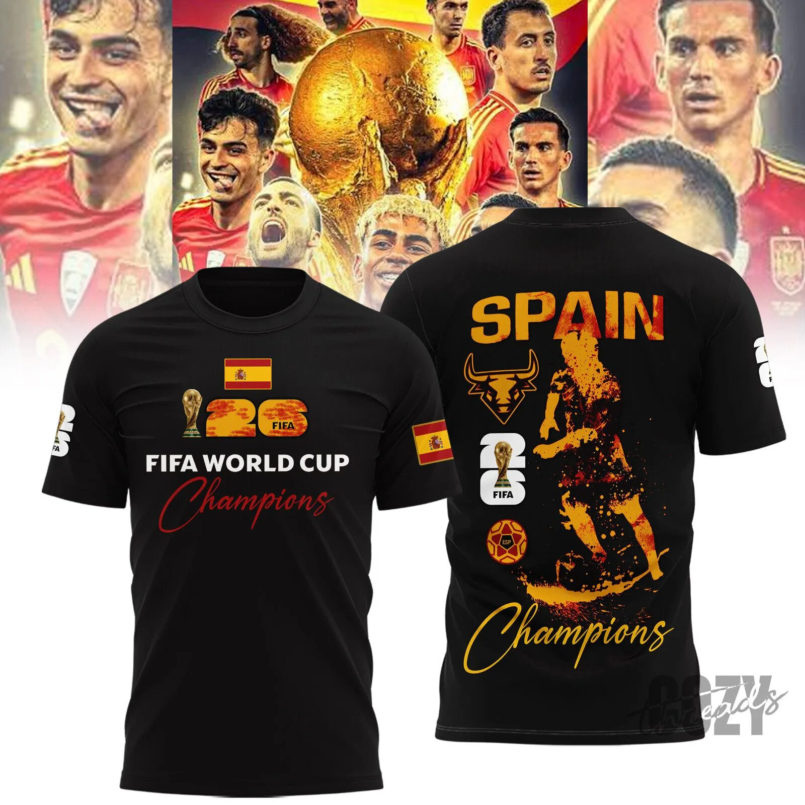 2026 World Cup Champions Limited Edition Shirt for Spain National Football Team