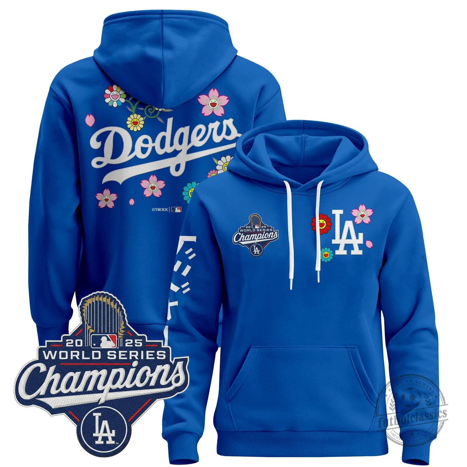 Takashi Murakami Los Angeles Dodgers World Series Champions Hoodie