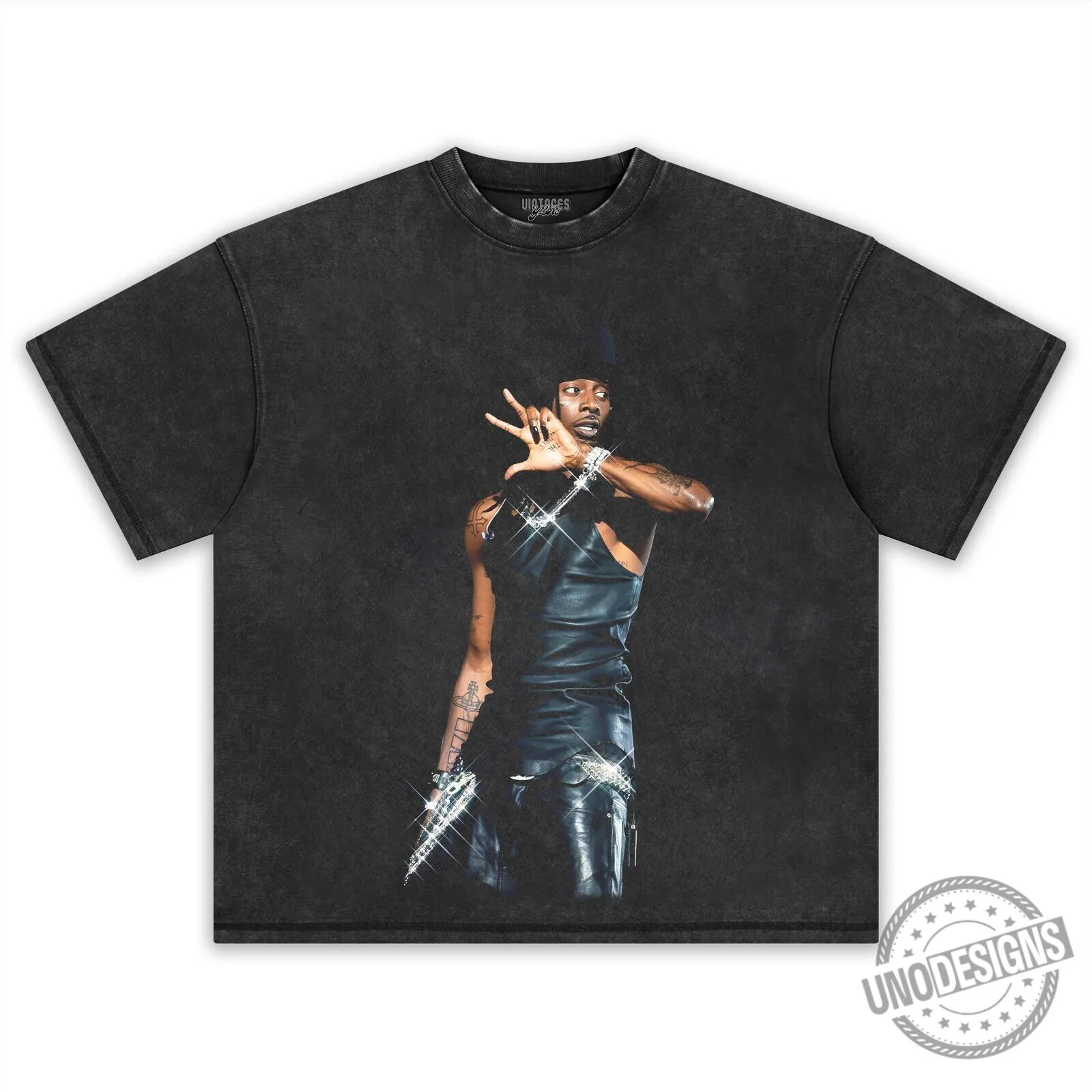 Playboi Carti Rapper Concert Photo Black Graphic T-Shirt 5 Playboi Carti Rapper Concert Photo Black Graphic T-Shirt