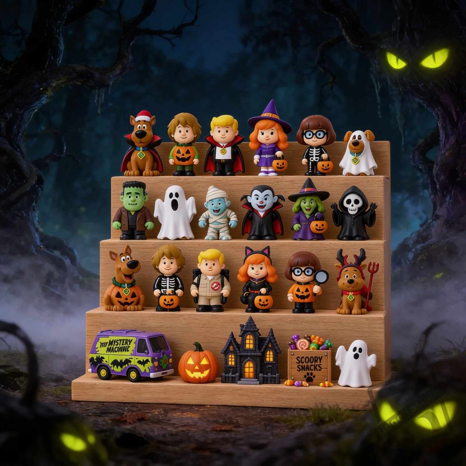 Scooby-Doo Mystery Friends Halloween Countdown Calendar 3 Scooby-Doo Mystery Friends Halloween Countdown Calendar product view