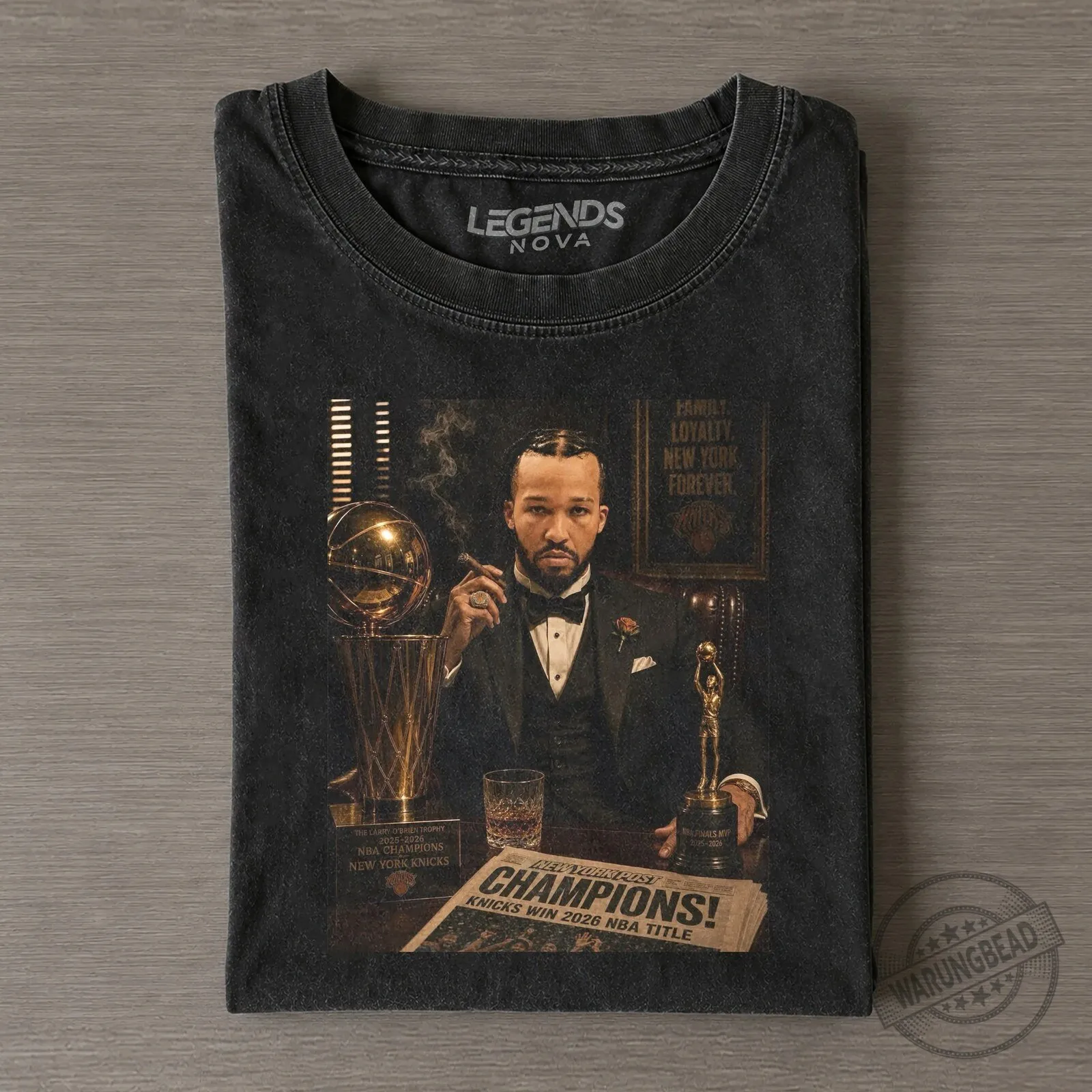 Jalen Brunson New York Knicks Basketball Vintage Style T-Shirt
