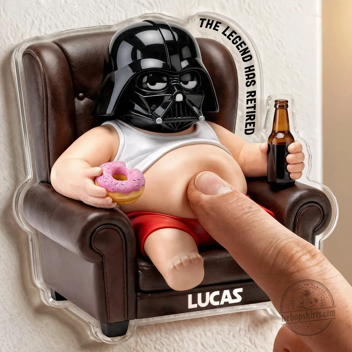 Darth Vader The Legend Has Retired Funny Refrigerator Magnet